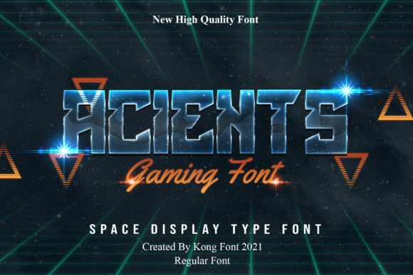 Acients Display Font for Bold Editorial Headlines