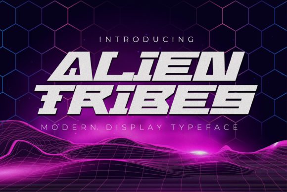 Alien Tribes: A Futuristic Display Font for Editorial Impact