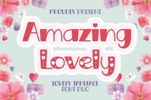 Amazing Lovely Duo: A Playful Display Font for Editorial Charm