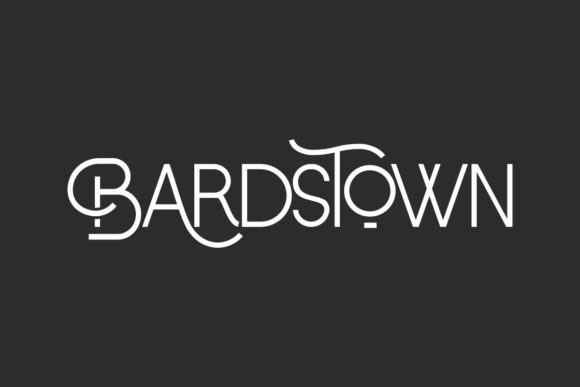 Bardstown Display Font for Editorial Design