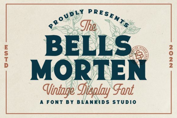 Bells Morten Display Font for Bold Handmade Branding