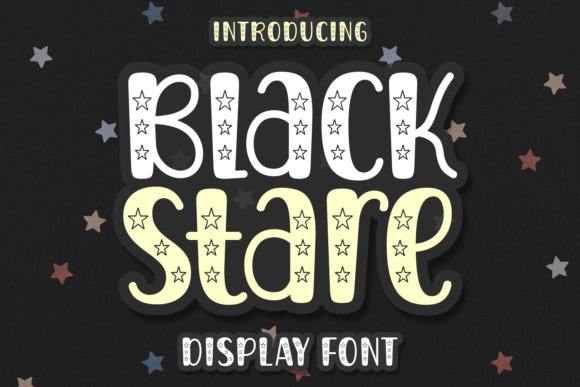 Black Stare: A Playful Display Font for Editorial Charm