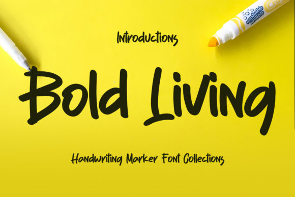 Bold Living Display Font for Vibrant Digital Branding