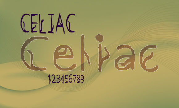 Celiac Display Font for Handmade Creators