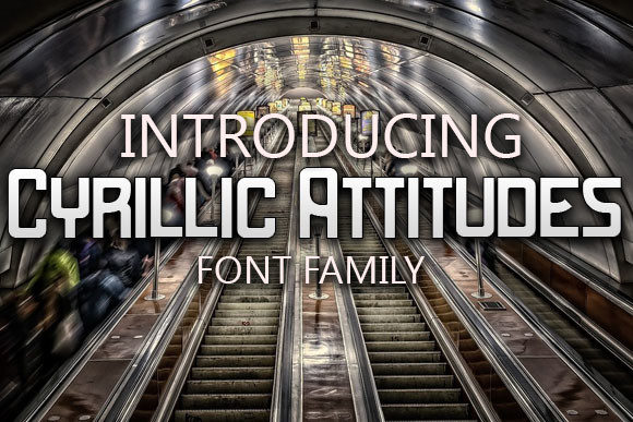 Cyrillic Attitudes: A Display Font for Editorial Elegance