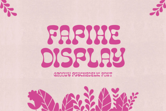 Fapihe: A Wavy, Chic Retro Display Font for Creative Brands