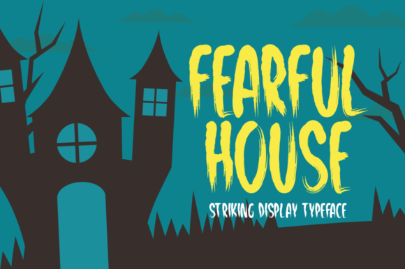 Fearful House: The Marker Board Display Font for Crafters