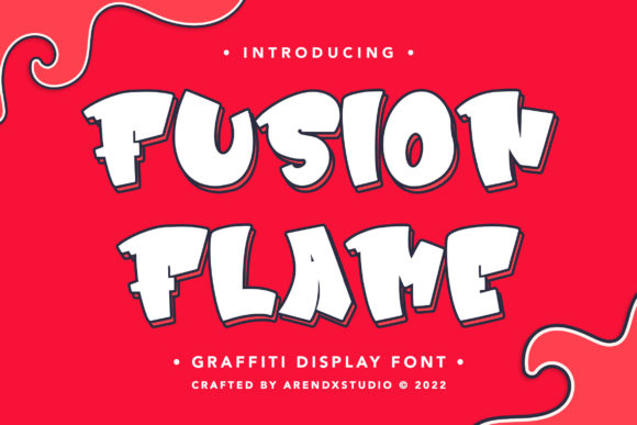 Fusion Flame: The Bold Graffiti Display Font for Web Design