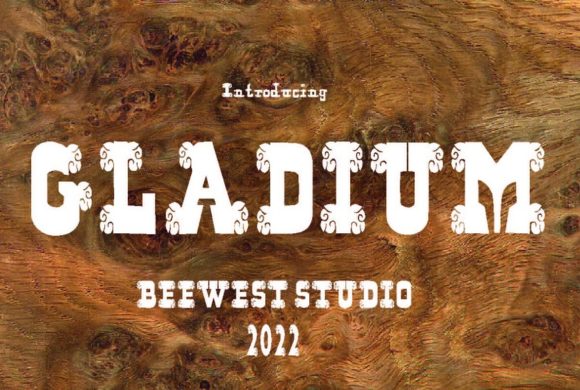 Gladium Display Font: Classic Engraved Typeface for Publishing