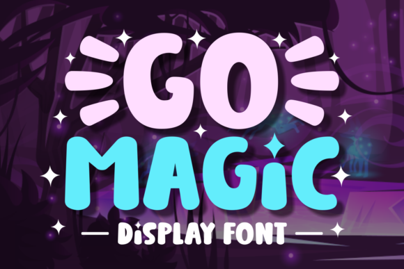 Go Magic Display Font for Bold Craft Projects