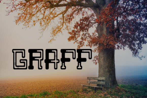 Graff Display Font for Crafters and Makers
