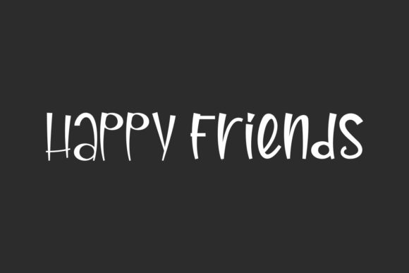 Happy Friends Font for Friendly, Playful Digital Branding