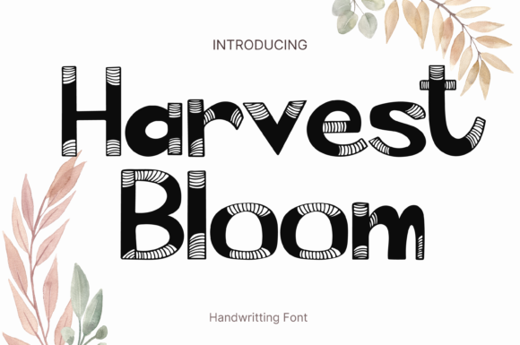 Harvest Bloom Display Font: An Editorial Review