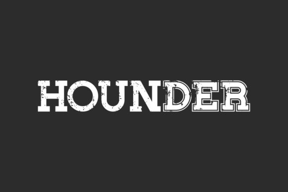 Hounder Display Font for Bold Branding Projects
