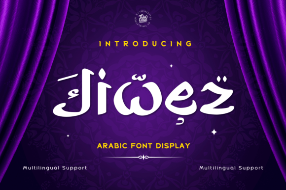 Jiwez Arabic Style Font for Luxury Branding