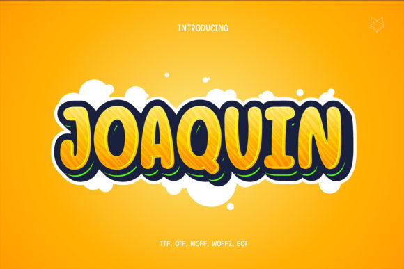 Joaquin Display Font for Small Business Branding