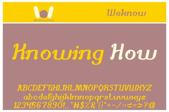 Knowing How Font: A Display Font That Makes Your Brand Feel Intentional
