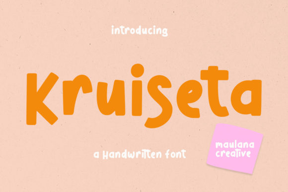 Kruiseta: A Modern Whimsical Display Font for Campaign Impact