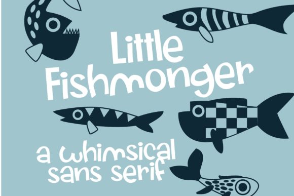 Little Fishmonger: A Quirky Display Font for Editorial Charm