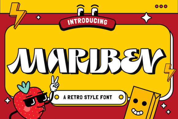 Marlben Vintage Display Font for Crafters & Sellers