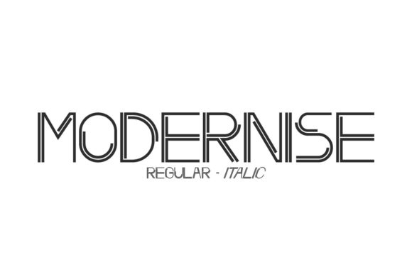 Modernise Display Font: A Small Business Branding Upgrade