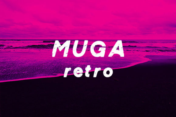 Muga Retro Display Font for Bold Digital Branding
