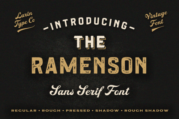 Ramenson: Bold Display Font for High-Impact Campaigns