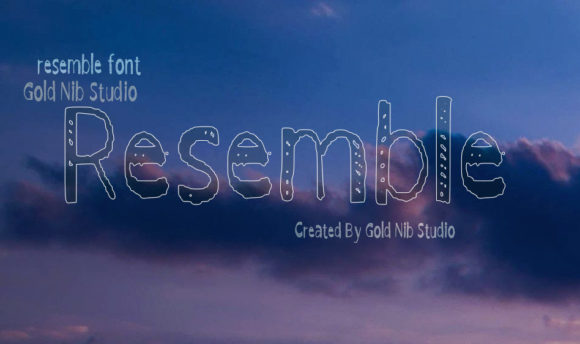Resemble Font: A Simple, Casual Display Font for Real Branding