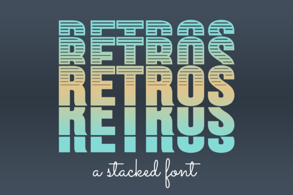 Retros Font: A Display Typeface for Scroll-Stopping Visuals