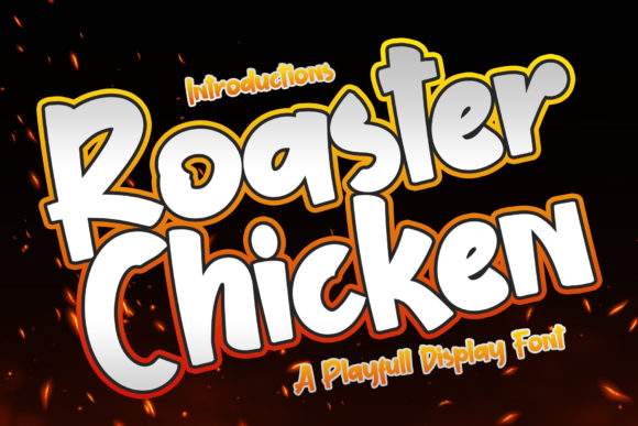 Roaster Chicken Font for Handmade Branding & Printables