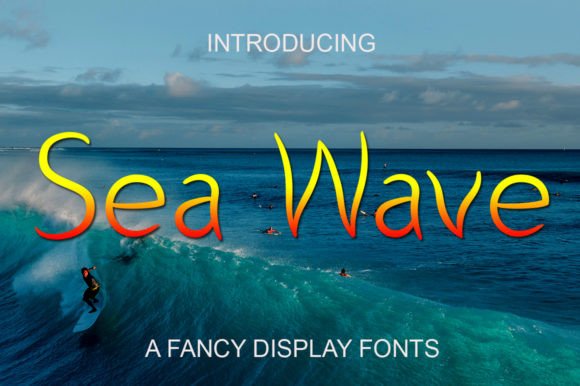 Sea Wave Display Font for Scroll-Stopping Campaign Visuals
