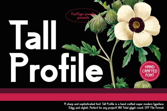 Tall Profile: A Bold Display Font for Impactful Design