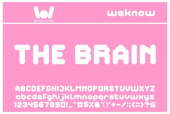 The Brain Display Font for Bold Brand Identity