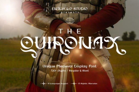 The Quironax Display Font for Timeless Branding