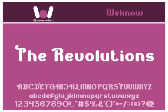The Revolutions Display Font for Bold Brand Identity