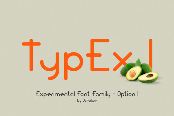 TypEx I: A Cool, Modern Display Font for Small Business Branding