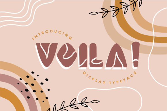Voila Display Font for Handmade Creatives
