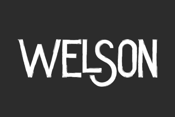 Welson: A Bold Vintage Display Font for Digital Branding